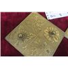 Image 6 : Brass Ornate Magazine Rack with Brass Candleholders