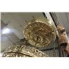 Image 13 : Victorian Hand-Painted Brass Aladdin Style Lamp - Amazing Piece!