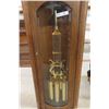 Image 5 : Baldwin Quality Oak Grandfather Clock, 82" x 19" x 12"