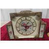 Image 2 : Two Decorative Mantel Clocks Including Petit Point Example