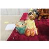 Image 3 : Group of Vintage Figural Ceramic Planters – Animals, Cart, and Character Motifs