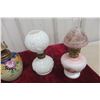 Image 4 : Five Miniature China Coal Oil Lamps