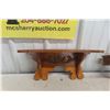 Image 2 : Two Antique Wall-Mounted Shelves, 18" Long / 28" Long