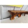 Image 3 : Two Antique Wall-Mounted Shelves, 18" Long / 28" Long