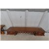 Image 5 : Two Antique Wall-Mounted Shelves, 18" Long / 28" Long