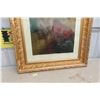 Image 4 : Large Framed Figural Print of Young Woman, Ornate Gilt Frame, 36" x 48"