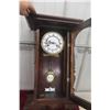 Image 9 : Antique German Keyhole Regulator Style Pendulum Wall Clock, Possibly 1880s, 11" x 26"