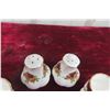 Image 3 : Royal Albert Old Country Rose Pattern Eight Egg Cups with Salt and Pepper Set