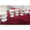 Image 7 : Royal Albert Old Country Rose Pattern Eight Egg Cups with Salt and Pepper Set
