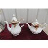 Image 1 : Royal Albert Old Country Rose Pattern Tea and Coffee Pots