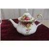Image 2 : Royal Albert Old Country Rose Pattern Coffee Pot with Cream and Sugar