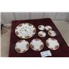 Image 1 : Royal Albert Old Country Rose Pattern Clock with Three Trivets and Four Coasters