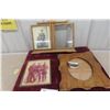 Image 1 : Group of Antique Framed Military Photographs and Ornate Picture Frames