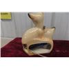 Image 5 : 1950s Siamese Cat Kitten Lamp, Mid-Century Modern, 12" Tall