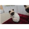 Image 3 : Six 1950s Siamese Cat Kitten Ornaments, Largest 9" Tall