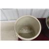 Image 8 : Brass Bucket and Two Gallon Alberta Potteries Stoneware Crock