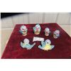 Image 1 : Vintage Lefton Bluebird Pastel Ceramic Creamer, Sugar, and Salt & Pepper Set