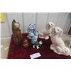 Image 1 : Cat and Dog Decorative Ornaments, Tallest 12"