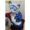 Image 6 : Cat and Dog Decorative Ornaments, Tallest 12"