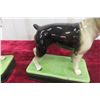 Image 4 : Pair of Vintage Japanese Ceramic Boston Terrier Figurines, Possibly Takahashi 7 1/2" x 6"