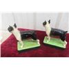 Image 7 : Pair of Vintage Japanese Ceramic Boston Terrier Figurines, Possibly Takahashi 7 1/2" x 6"