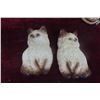 Image 8 : Vintage Japanese Ceramic/Chalkware Siamese Cat Figurines, Tallest 8" (2 of Each)