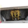 Image 7 : Sessions Mantel Clock, Black Case With Gilt Trim, 10" x 14"