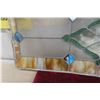 Image 5 : Vintage Multi-Color Stained Glass Window Panel, 38" x 16"