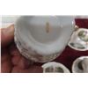 Image 8 : Limoges Style Tea Set Made in Japan with Teapot, Cream and Sugar, and Six Cups and Saucers