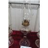 Image 4 : Three Coal Oil Lamps with Chimneys, Including Two Finger Lamps