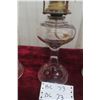 Image 5 : Three Coal Oil Lamps with Chimneys, Including Two Finger Lamps