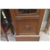 Image 7 : Mission Style Round Top Grandfather Clock, Circa 1890s–1930s