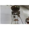 Image 9 : Late 1800's Hanging Parlor Oil Lamp with Hand-Painted Shade