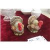 Image 5 : Three Hen-on-Nest Figures with Turkey, Chicken, Dove, and Turkey Salt and Pepper Shakers