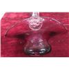 Image 4 : Art Glass Bridal Basket, 11" x 10" x 8"