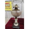Image 6 : Two Parlor Coal Oil Lamps, Hand-Painted