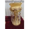 Image 2 : Antique Czech Bohemian Victorian Crystal Mantel Lustre