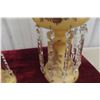 Image 3 : Antique Czech Bohemian Victorian Crystal Mantel Lustre