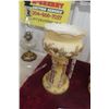Image 6 : Antique Czech Bohemian Victorian Crystal Mantel Lustre