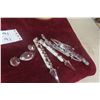 Image 8 : Antique Czech Bohemian Victorian Crystal Mantel Lustre