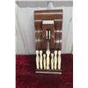 Image 1 : Vintage Wear-Ever Carving Set With Bakelite Handles and Wall Rack