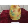 Image 3 : 1950s Vintage Cat-On-Beehive Ceramic Cookie Jar With Floral Decoration