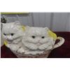 Image 4 : 1970s White Persian Kittens Cookie Jar