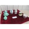 Image 1 : Mixed Lot of Vintage Porcelain Moustache Cups, Cups, and Decorative Vases