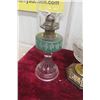 Image 7 : Three Coal Oil Lamps with Chimneys