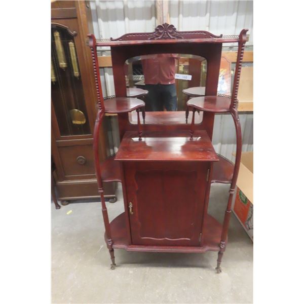 Late 18th Century Victorian Mahogany Music Cabinet, 57" x 29" x 15"