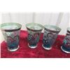 Image 3 : Attractive Assortment of Blue Glass Tumblers and Decorative Pieces