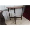Image 2 : Walnut Magazine Stand with Moon Motif, 22" x 21" x 10"