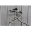 Image 2 : Wrought Iron Three-Tier Stand, 48" x 9" x 9"
