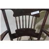 Image 4 : Double Pressback Wooden Rocking Chair